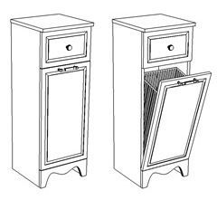 Комод Corozo Классика SD-00000336 31х31х85 напольный цвет белый - фото 4