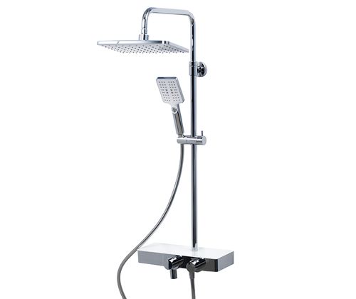 Душевая стойка WasserKRAFT BK11301CH настенная цвет белый/хром