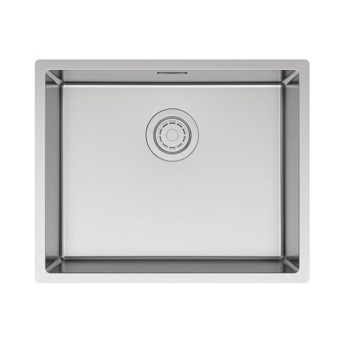 Кухонная мойка Paulmark LASSAN 54 UNI LA54-BS 40х50 цвет брашированная нержавеющая сталь поверхность матовая