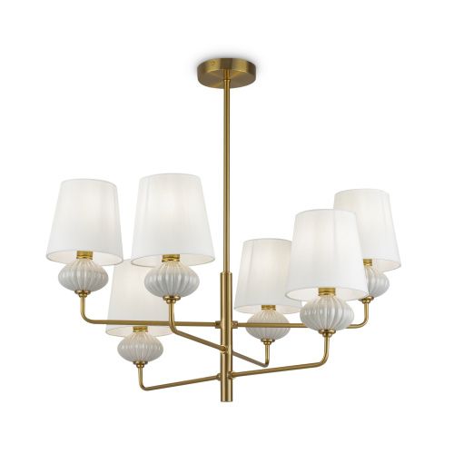 Люстра на штанге Freya Ceramics Classic FR2029PL-06BS