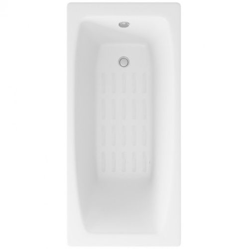 Ванна чугунная Delice Repos DLR220508-AS 170х70 пристенная прямоугольная без ножек с антискользящим покрытием
