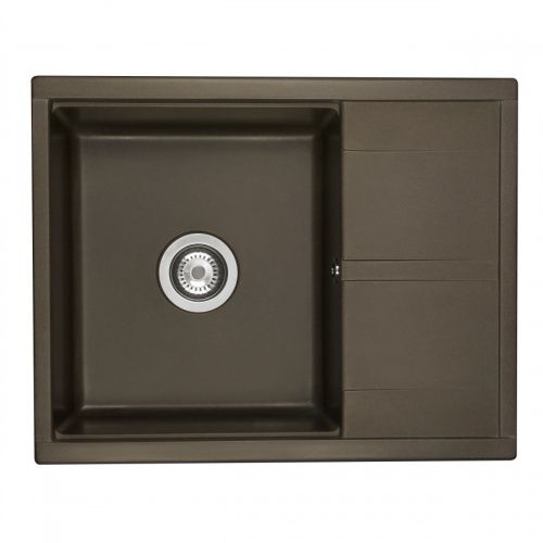 Кухонная мойка Aquaton Делия 65 1A718632DE280 65х52 цвет коричневый поверхность матовая