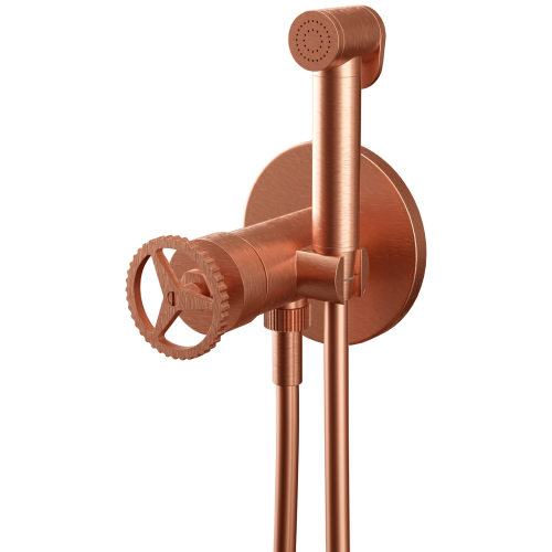Гигиенический душ со смесителем Remer CH65WRP медь брашированная