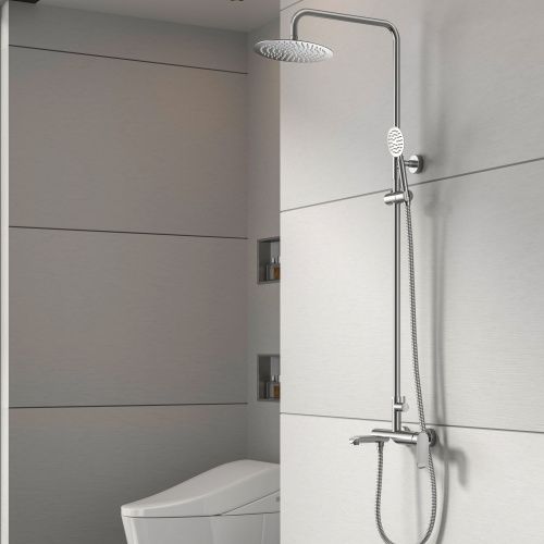 Душевая стойка Melana Paola Hi-tech F610605 настенная