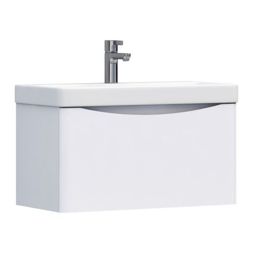 Тумба под раковину Vigo Glem tp.GLE.9595.70.1Y 69х34х35 подвесная цвет белый