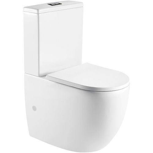 Унитаз напольный с бачком WeltWasser WW MERZBACH 011 GL-WT (10000012089) белый глянцевый с сиденьем микролифт безободковый смыв торнадо