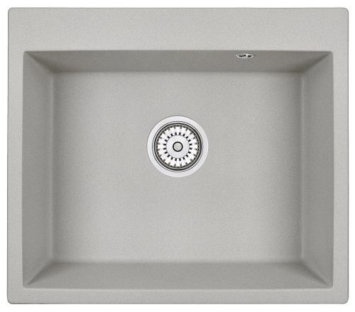 Кухонная мойка Granula 6001, БАЗАЛЬТ 60х52 цвет серый поверхность матовая