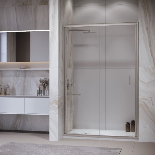 Душевая дверь RGW Passage 06082112-11 120х190 стекло прозрачное профиль хром глянцевый