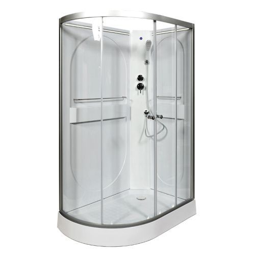 Душевая кабина AvaCan L602RNLED 120х80 асимметричная без крыши ориентация правая