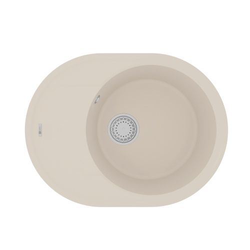 Кухонная мойка LeMark Lacha 620 9910054 62х47 цвет бежевый поверхность матовая