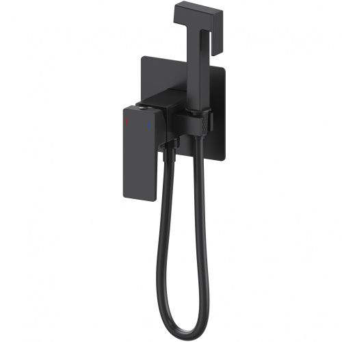 Смеситель для ванны и душа Wonzon & Woghand CUBE 2.0 WW-88829068-MB встраиваемый в стену черный