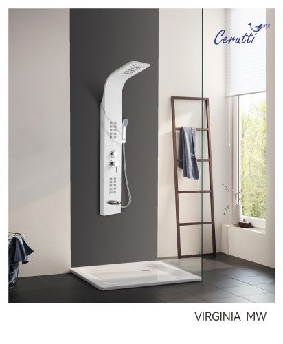 Душевая панель Cerutti SPA VIRGINIA MW CT9982 прямоугольная настенная