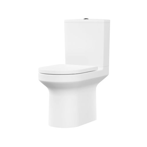 Унитаз-компакт напольный с бачком Lavinia Boho Grance Hill 3307002R белый глянцевый с сиденьем микролифт безободковый каскадный смыв