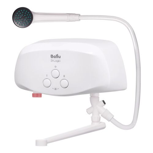 Водонагреватель электрический проточный 4 кВт Ballu 3-Logic TS (3,5 kW)