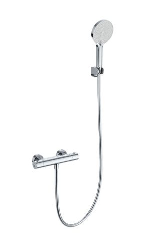 Смеситель для душа Wonzon & Woghand Inn WW-B2012-A-CR настенный хром с термостатом