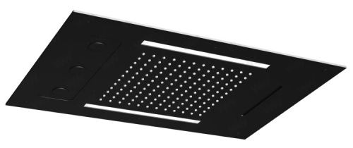 Верхний душ Almar Chromotherapy E044190.AB черный металл брашированный