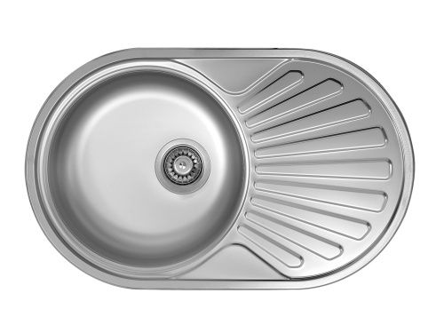 Кухонная мойка Ukinox Фаворит FAP770.480 -GT8K 2L 48х77 цвет хром поверхность полированная