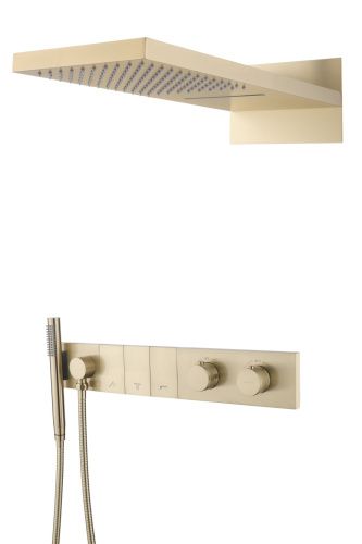 Душевая система Boheme Zodiac 133-MG встраиваемая цвет золото