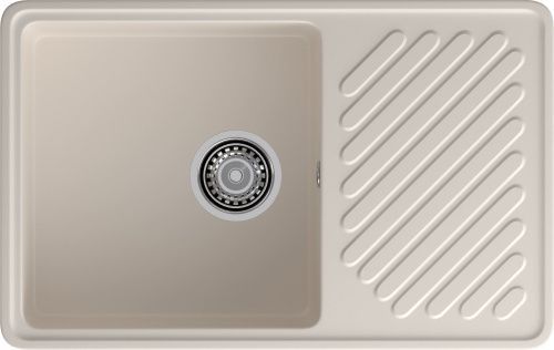 Кухонная мойка Granfest Quarz 52 белый 75х48 цвет белый поверхность матовая