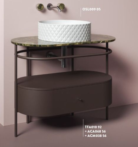 Консоль под раковину Artceram Flair 4.0 ACA068 56 95х48х76 напольная цвет коричневый