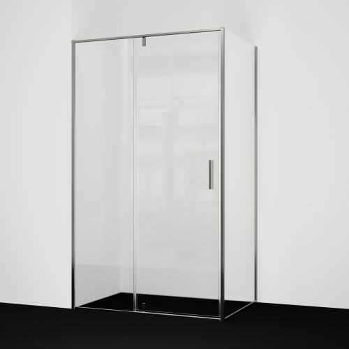 Душевой уголок WasserKRAFT Spree 14P 14P22 100х90 стекло прозрачное профиль никель без поддона