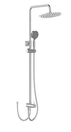 Душевая стойка BelBagno ANCONA ANCONA-DOC2FD-CRM настенная цвет хром