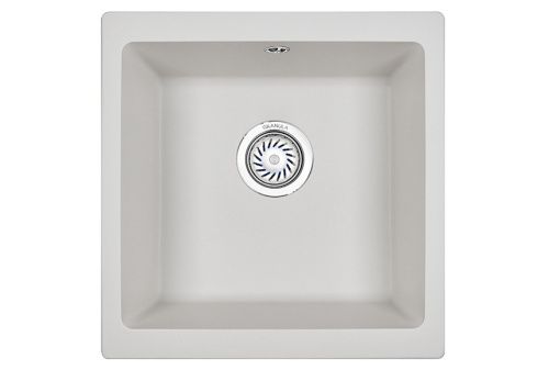 Кухонная мойка Granula 4451, АРКТИК 45х46 цвет светло-серый поверхность матовая