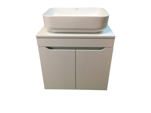 Тумба с раковиной Sintesi STL.W7019_SIN-LVB-APP-409WM 60х55х50 подвесная цвет белый