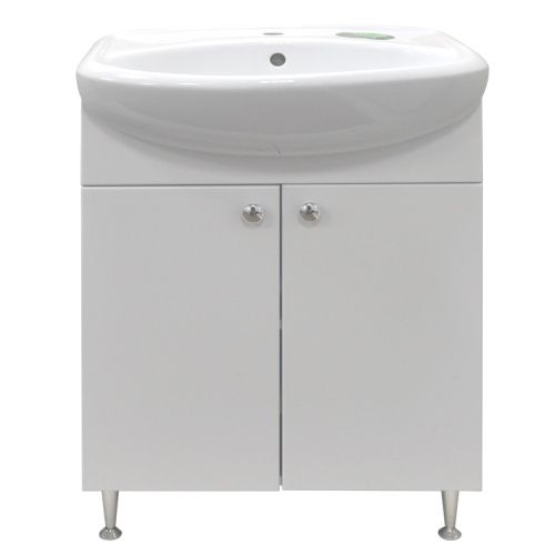 Тумба с раковиной Loranto Моника New CS00076240 60х30х84 напольная цвет белый