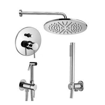 Душевая система Paffoni Light KITZLIG015CR встраиваемая в стену