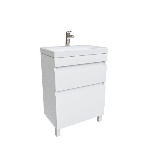 Тумба с раковиной IDDIS Zodiac ZOD6CBFi95K 59х37х87 напольная цвет белый