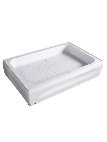 Душевой поддон WEMOR 110/80/24 S (10000006061) 110х80 акрил белый с каркасом