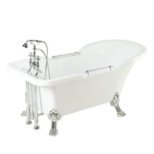 Ванна из искусственного мрамора Migliore IMPERO 25268 180х87 отдельностоящая прямоугольная с ножками