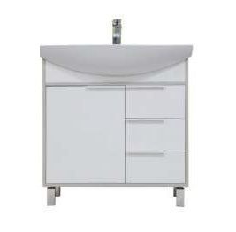 Тумба под раковину Aquaton Рико 1A215401RIB90 80х30 напольная цвет белый
