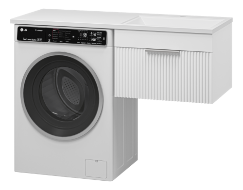 Тумба под раковину Brevita Enfida ENF-09060-011Я 56х47х38 подвесная цвет белый