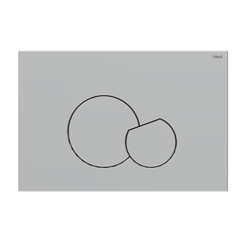 Клавиша смыва механическая Ctesi Thea BK0202163 цвет хром матовый