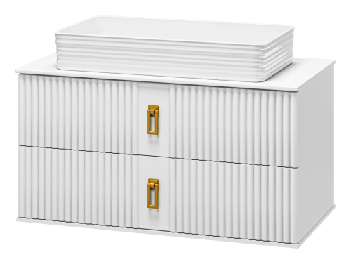 Тумба под раковину Brevita Sevilla SEV-09090-0102Я 90х47х46 подвесная