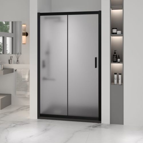 Душевая дверь RGW Passage 350801614-24 140х195 стекло матовое профиль черный