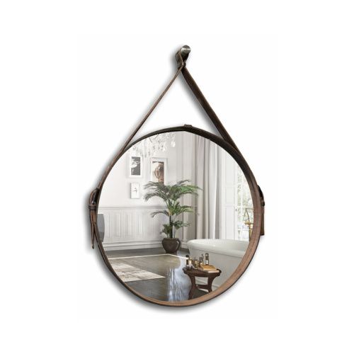 Зеркало в ванную Azario ФР-00001313 51х51 цвет коричневый