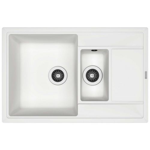 Кухонная мойка Florentina Липси 780_К 20.250.D0780.201 78х51 цвет белый поверхность матовая