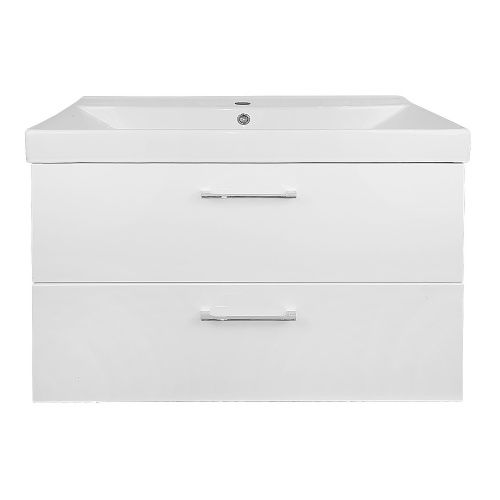 Тумба с раковиной Azario Ника CS00091369 82х47х57 подвесная цвет белый