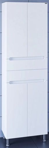 Шкаф-пенал СанТа Лондон 524004 60х30х190 напольный цвет белый