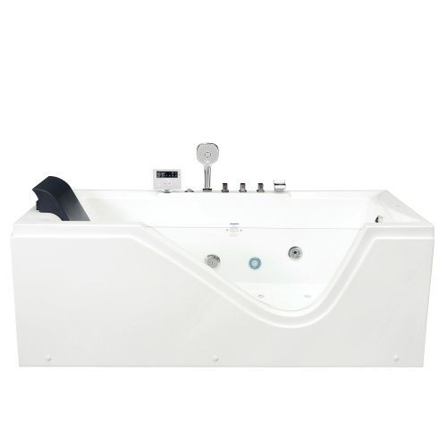 Ванна акриловая гидромассажная Gemy G9055 K R 181х90 пристенная прямоугольная с каркасом