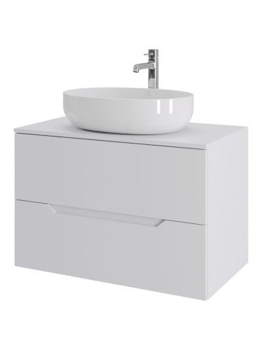 Тумба с раковиной Orange Line Li-80TuwMDF+B05-520W 81х46х68