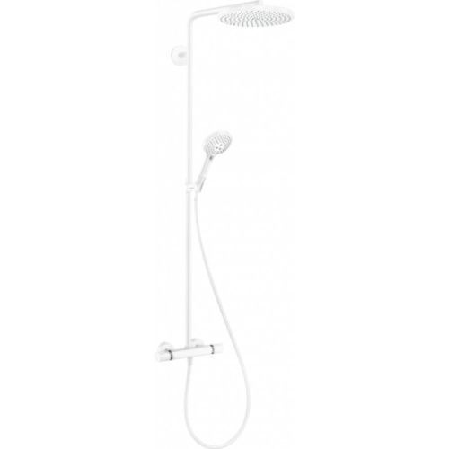 Душевая стойка Hansgrohe Raindance Select S 27633700 настенная цвет белый матовый