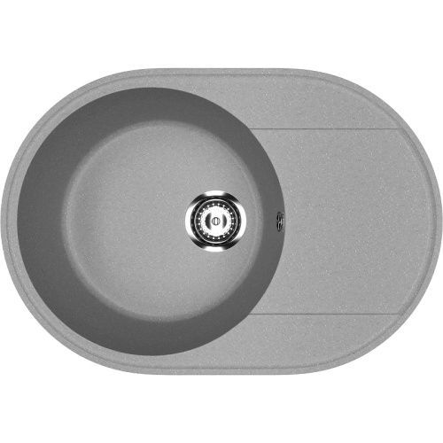 Кухонная мойка Ulgran Practik PR-M 610-003 61х47 цвет светло-серый