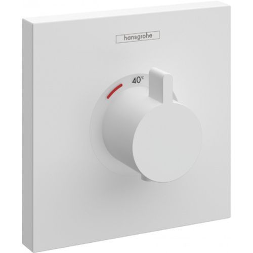 Смеситель Hansgrohe 15760700 встраиваемый в стену белый/хром с термостатом