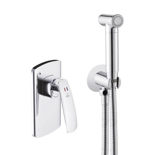 Гигиенический душ со смесителем Rose R1105 хром