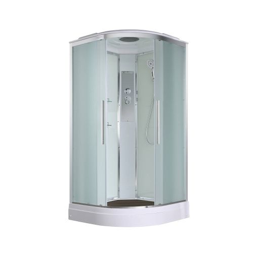 Душевая кабина AvaCan EM EM2010 100х100 четверть круга с крышей ориентация универсальная