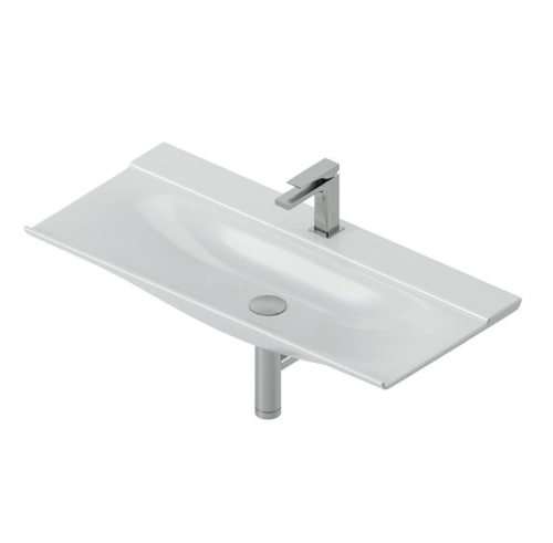 Раковина керамическая Artceram The One THL002 05 00 90х40 подвесная цвет белый матовый 1 отверстие под смеситель